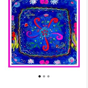 100%sSilk scarf designer by owner